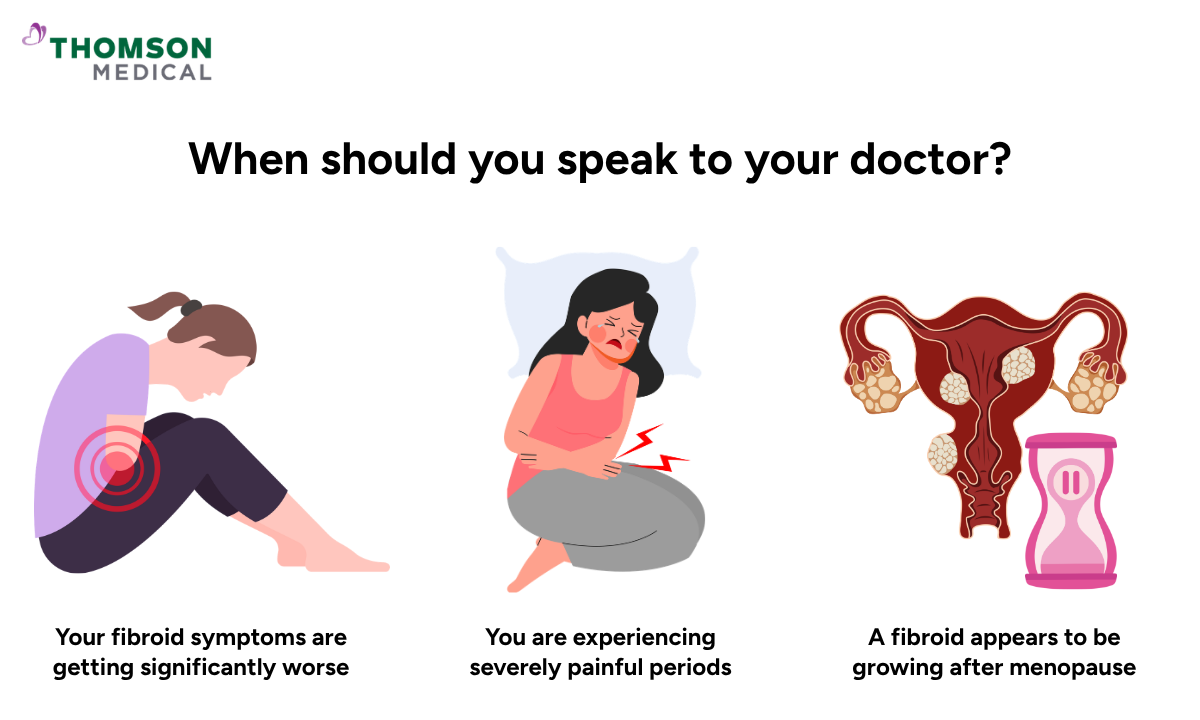 Illustration shows when should you speak to your doctor