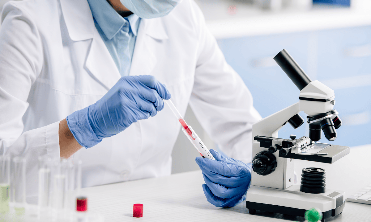 image of genetic testing