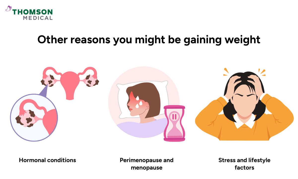 illustration of other reasons you might be gaining weight