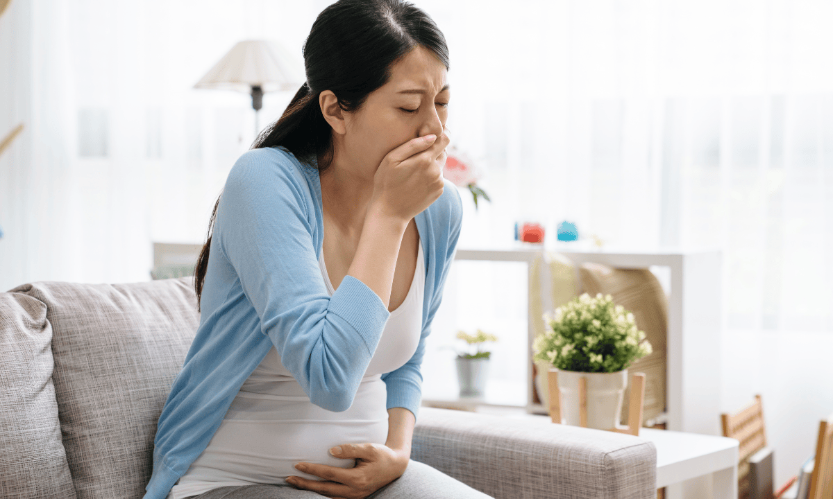 pregnant women morning sickness