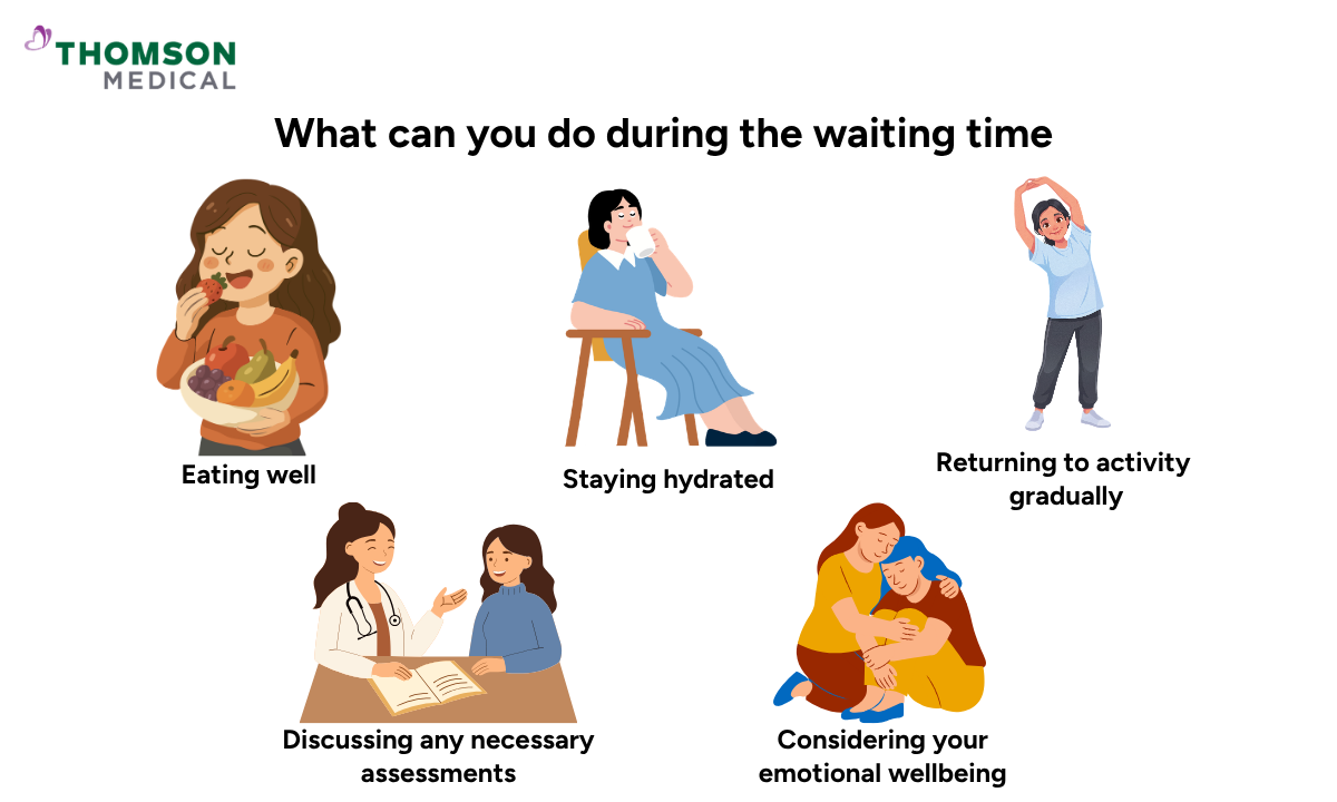 illustration of what you could do during the waiting time