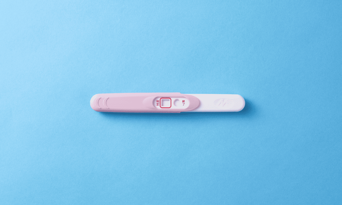 Image of a pregnancy test