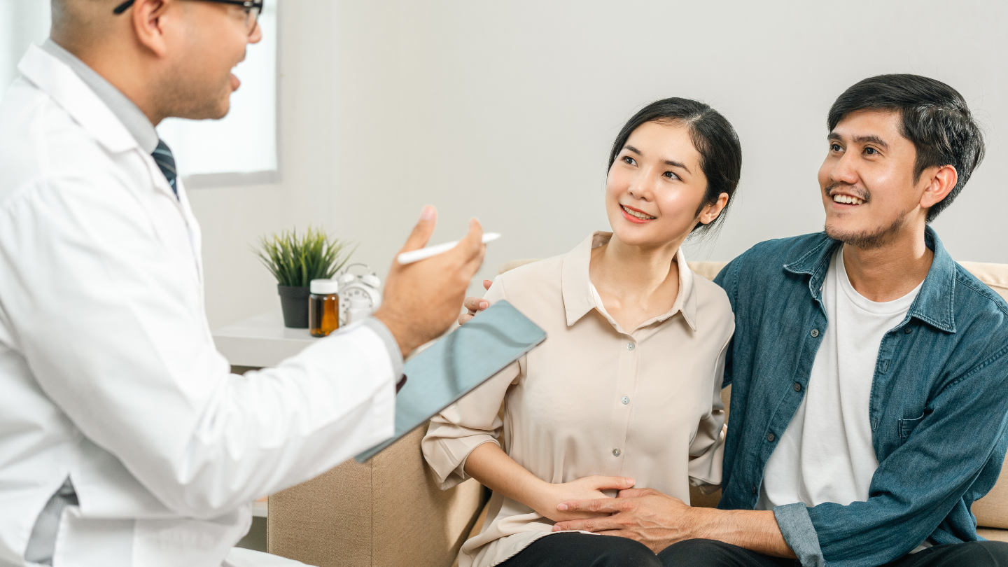 Couple consulting doctor before marriagehero image