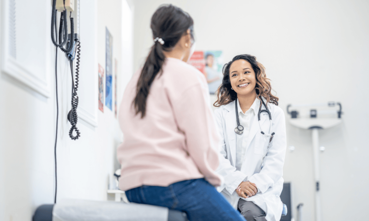 Image of a medical consultation