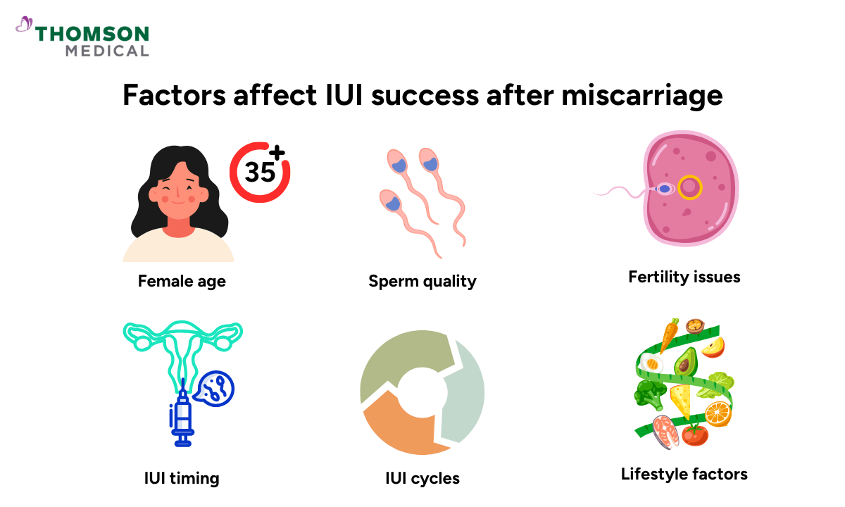 illustration of factors affect iui success