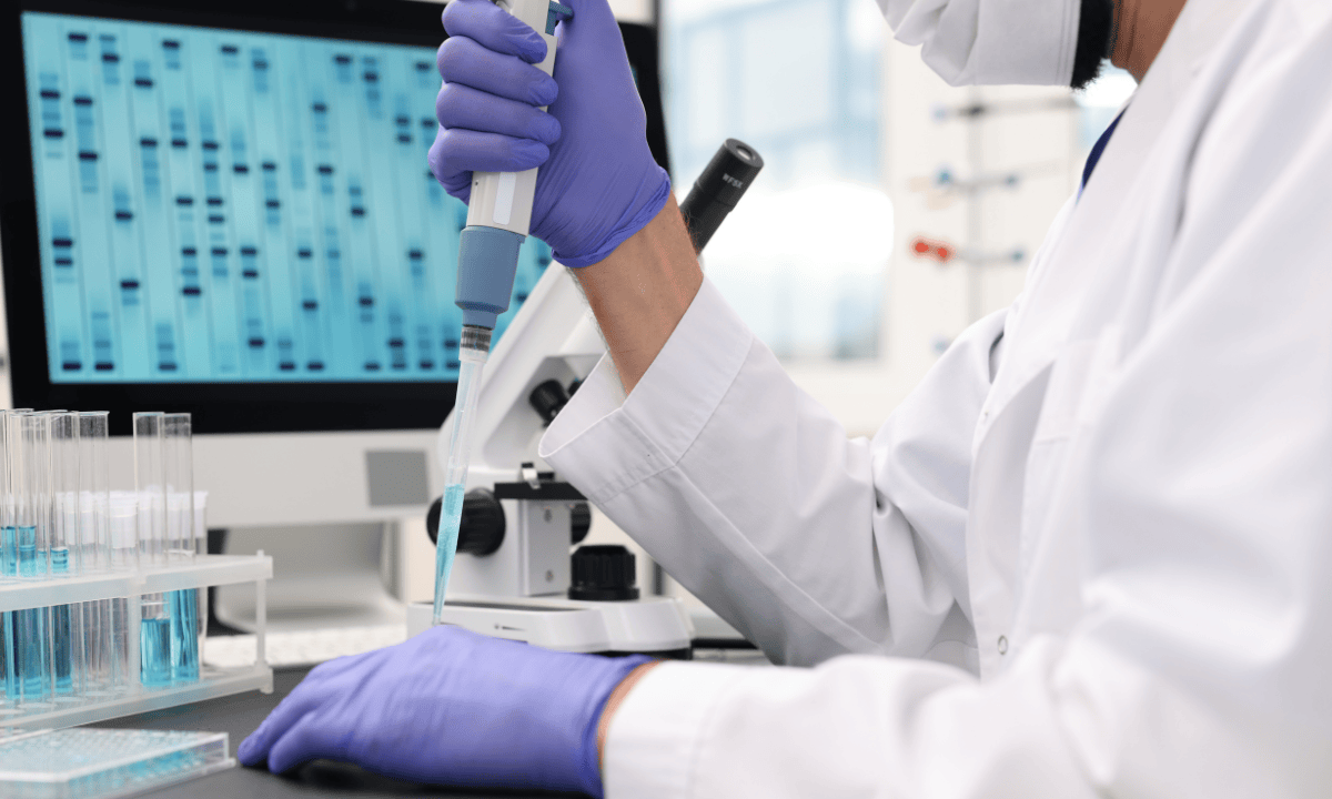 a-doctor-is-performing-brca-gene-testing