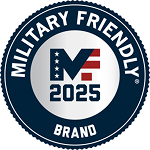 2025 Military Friendly Brand medal