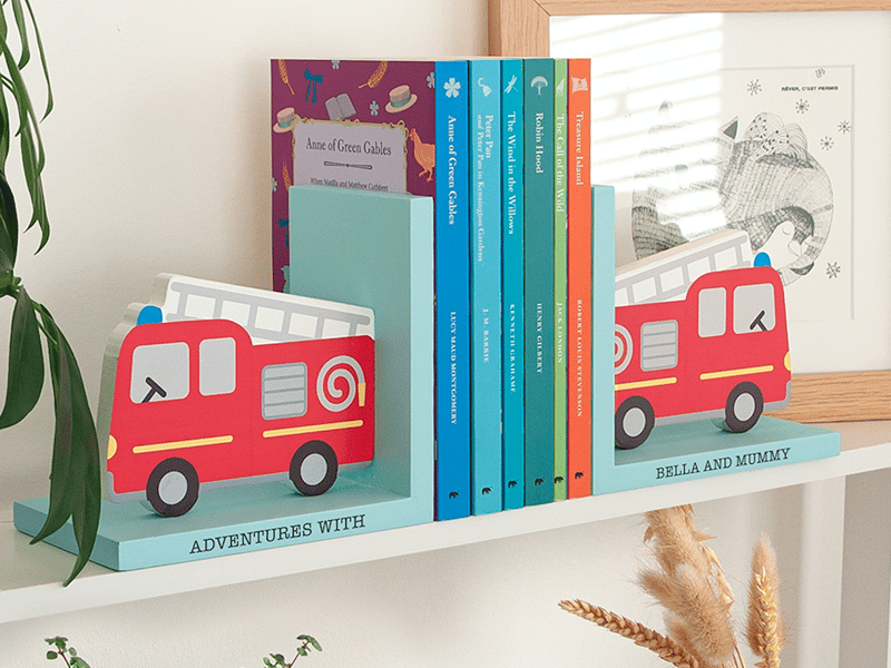 fire engine bookends