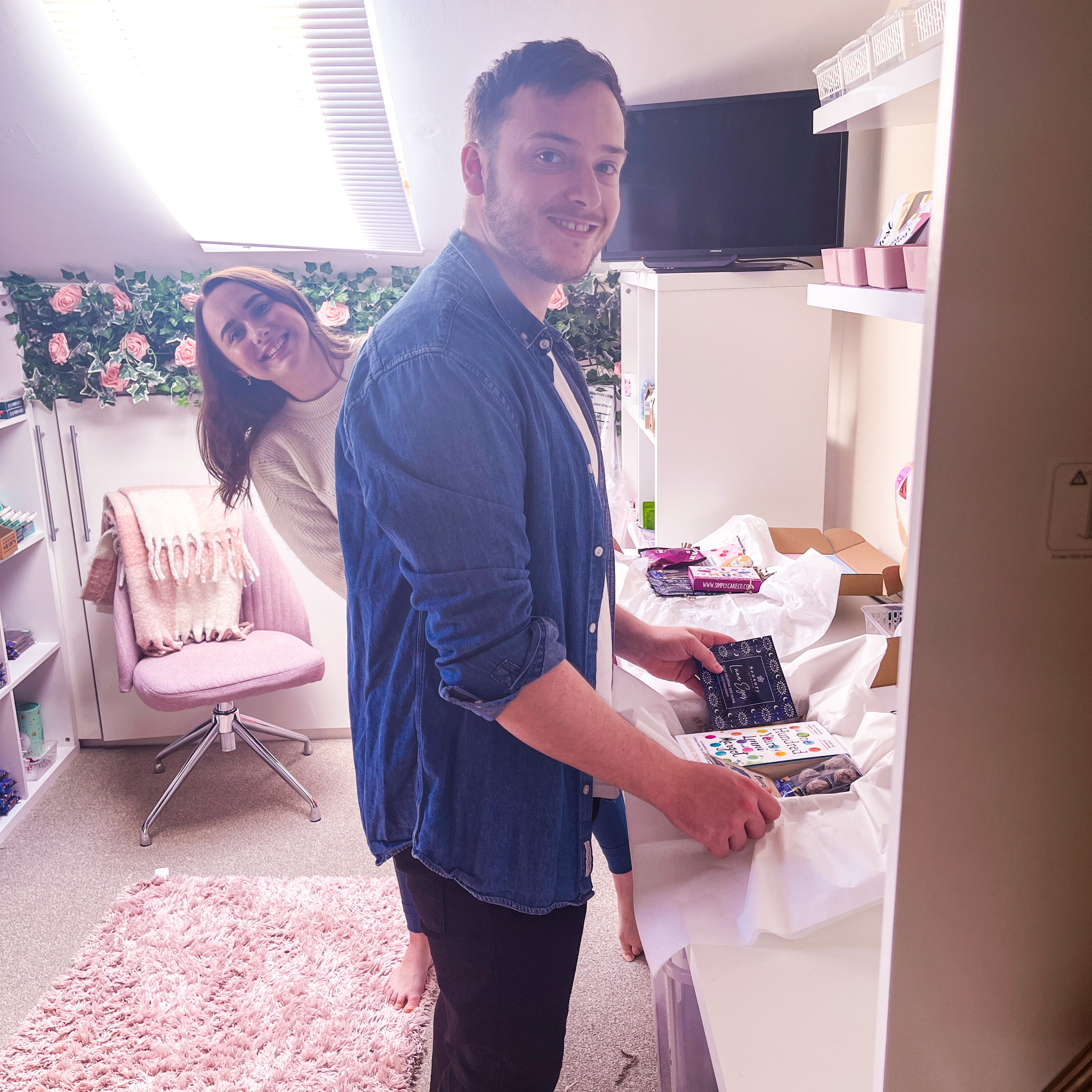 Always packing with a smile.