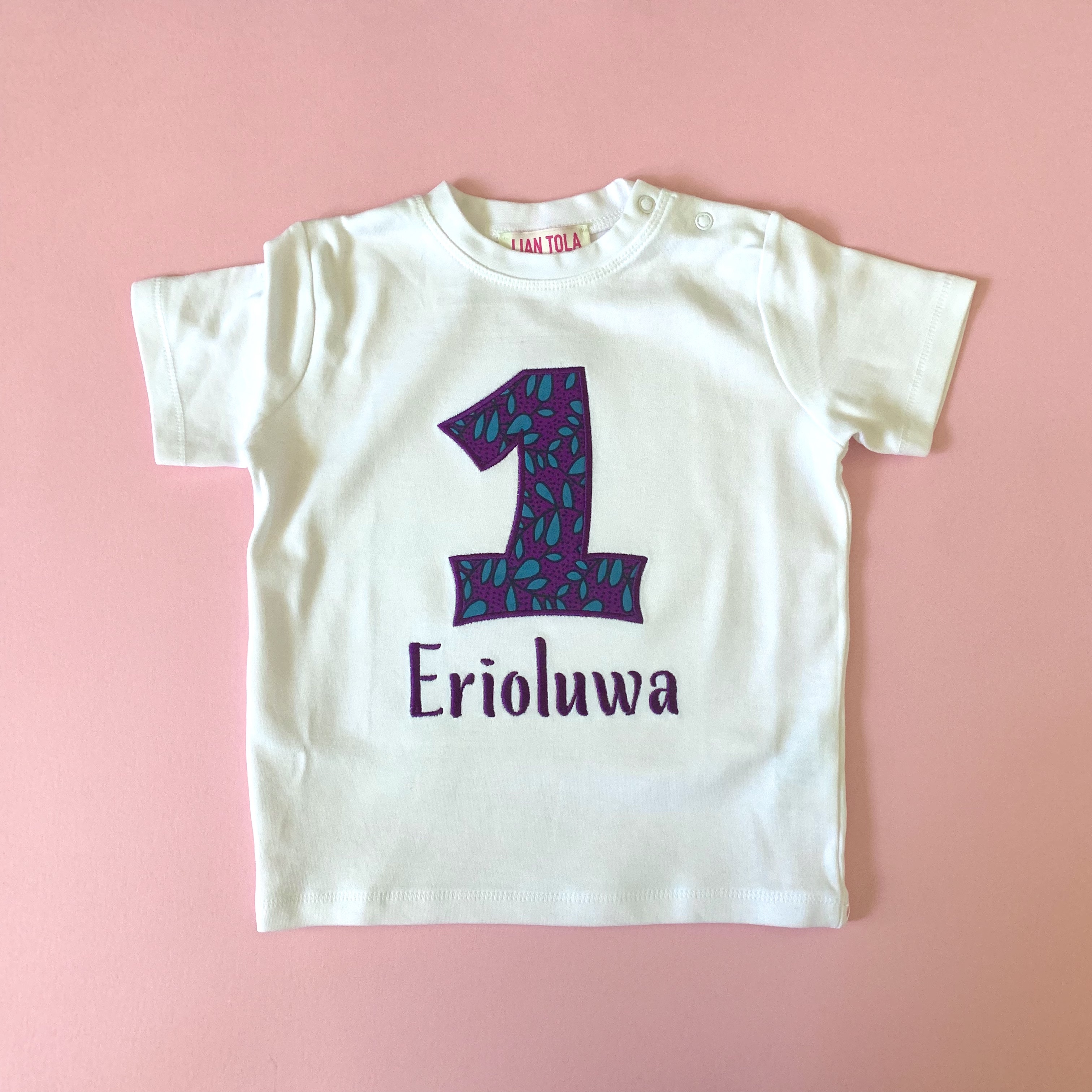 Personalised Kids Birthday Top