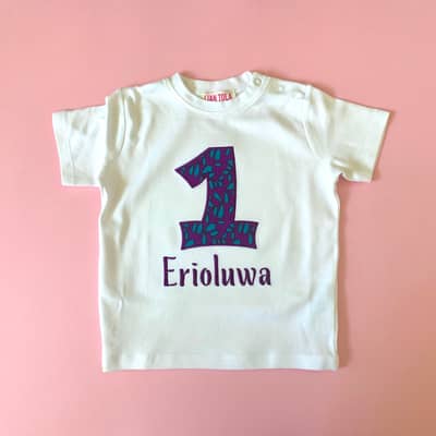 Personalised Kids Birthday Top