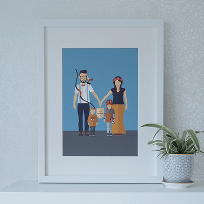 Family custom portrait