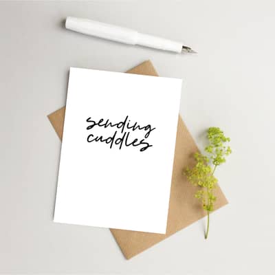 Cuddles card