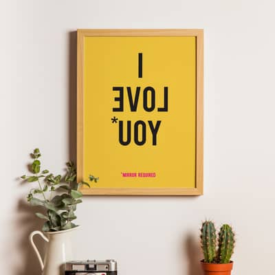 I Love You Print