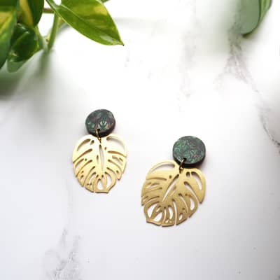 GOLD ANEMONE EARRINGS