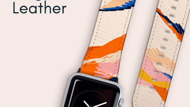 Meant To Be Design Vegan Leather Apple Watch Band