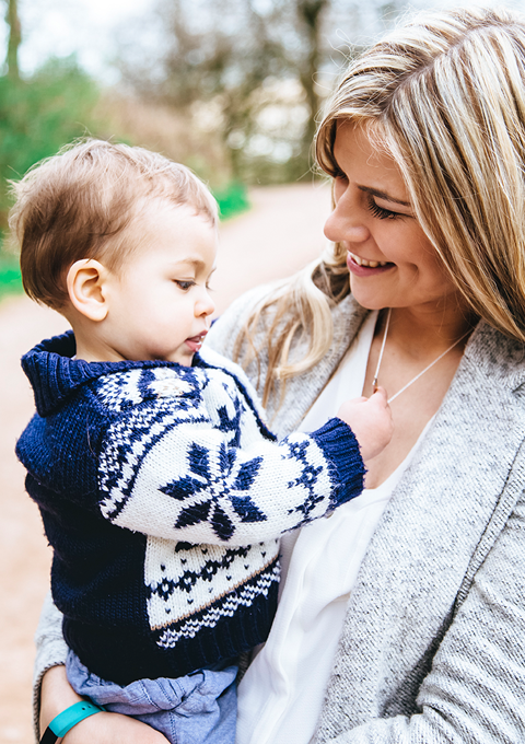 Mother & Child celebrating the Simple Moments
