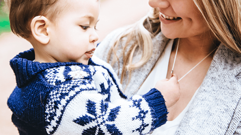 Mother & Child celebrating the Simple Moments