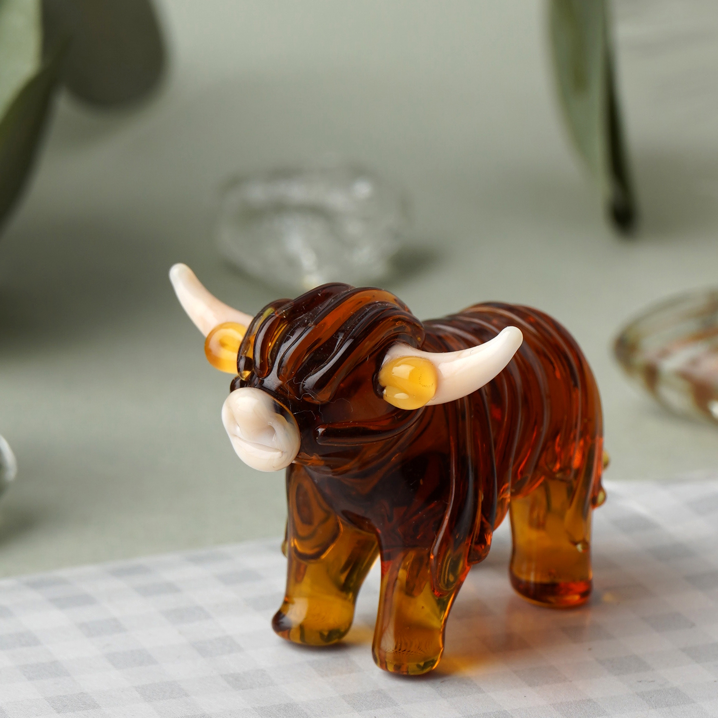 Glass Highland Cow