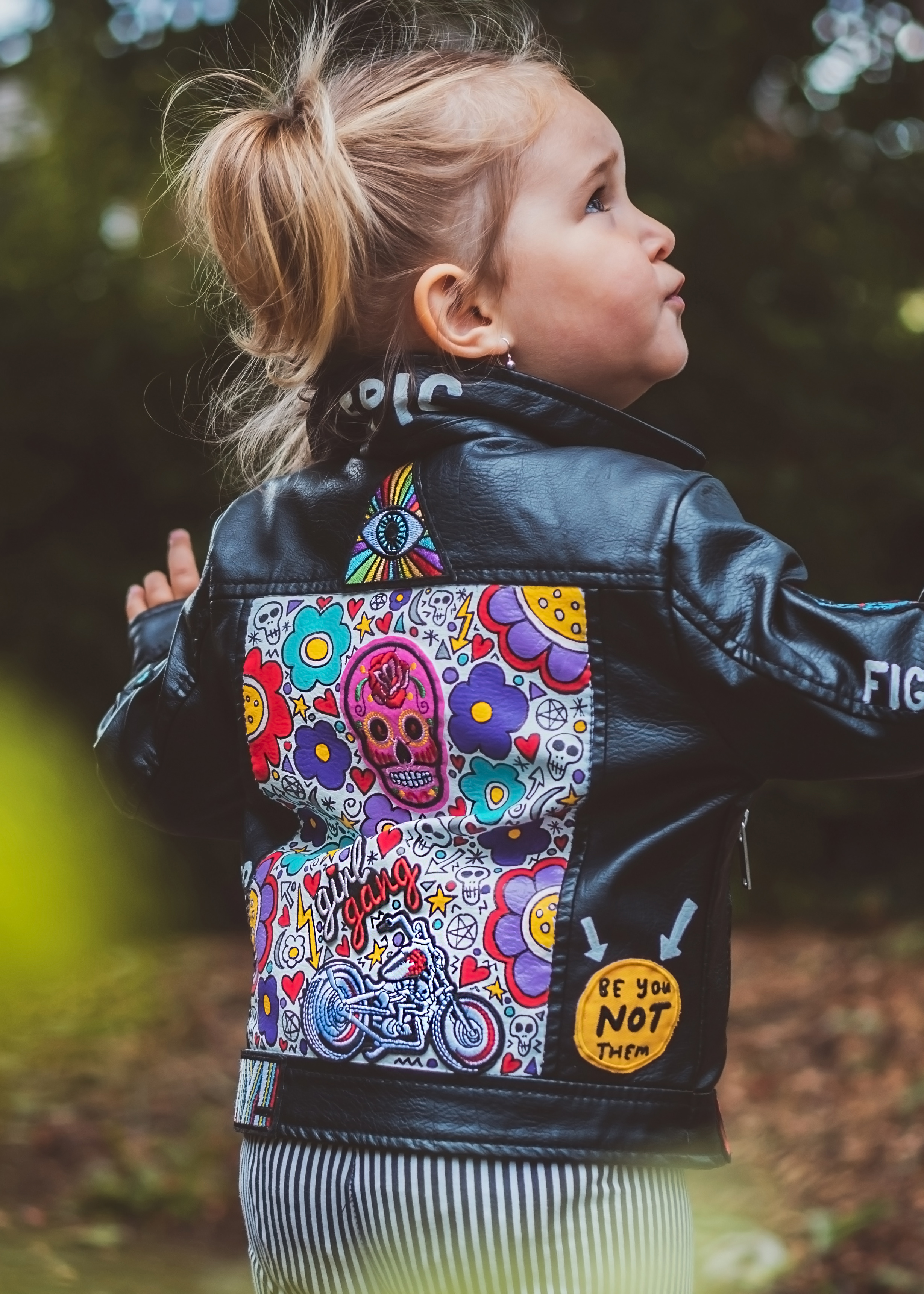 ZARAdreamland unique denim clothes stack with Birthday crown