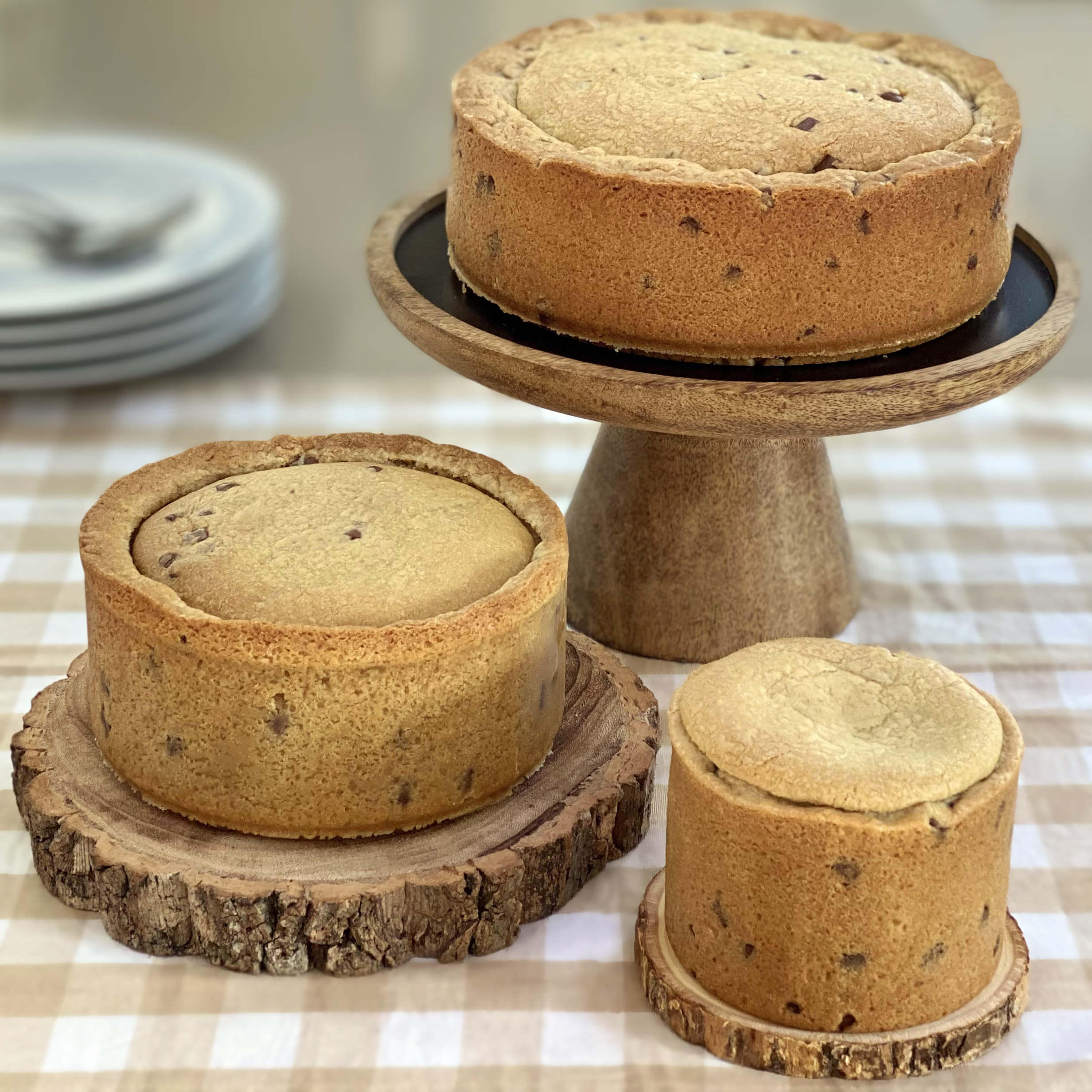 Different Sized Cookie Pies