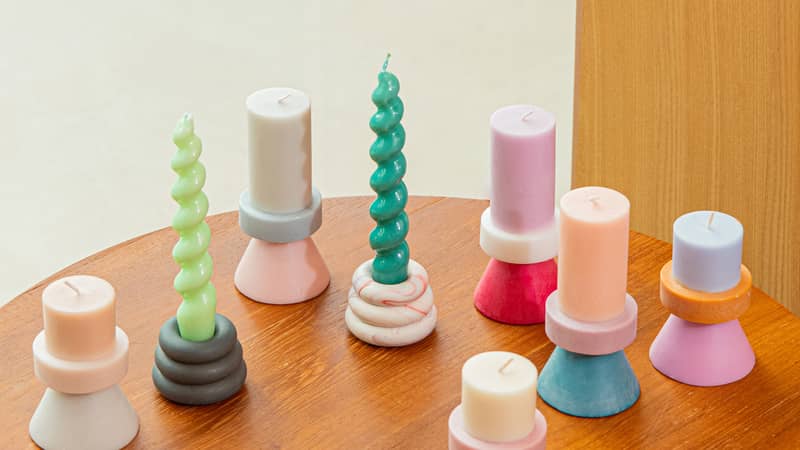 Stack candles by Yod and Co