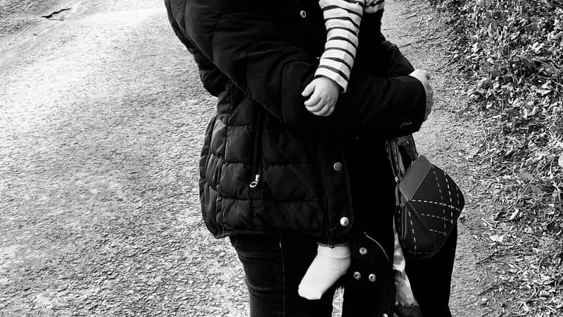 black and white photo