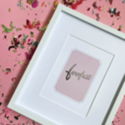 Fearless pastel print