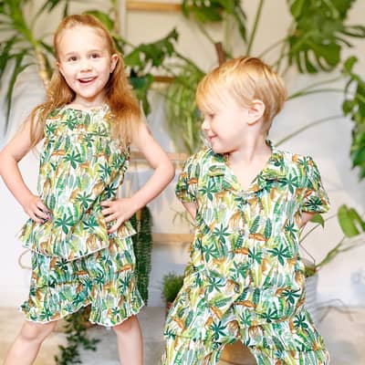 Fox in a box Flutterby Butterfly 100% cotton nightie ages 2-11