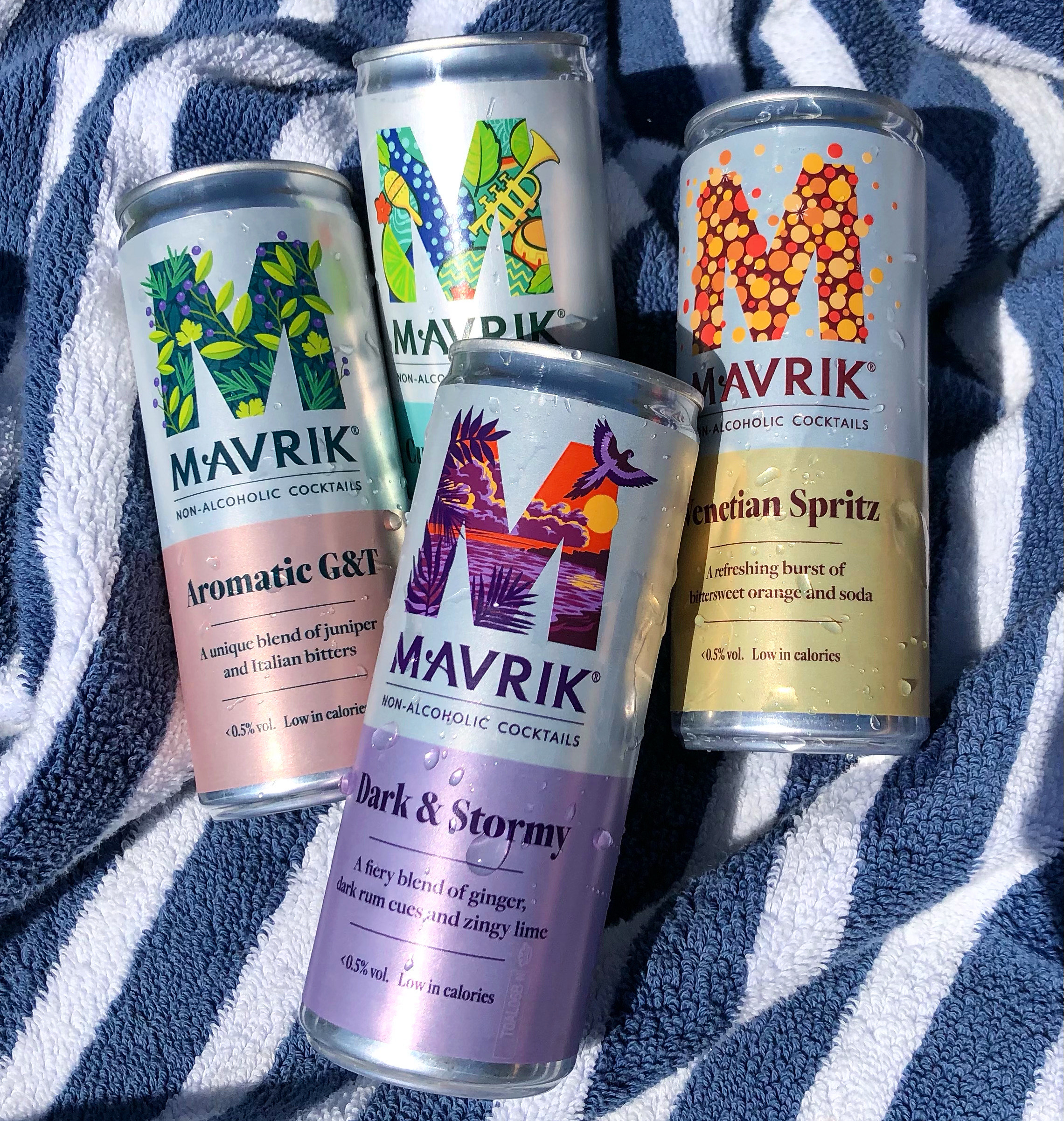 Mavrik virgin cocktail range