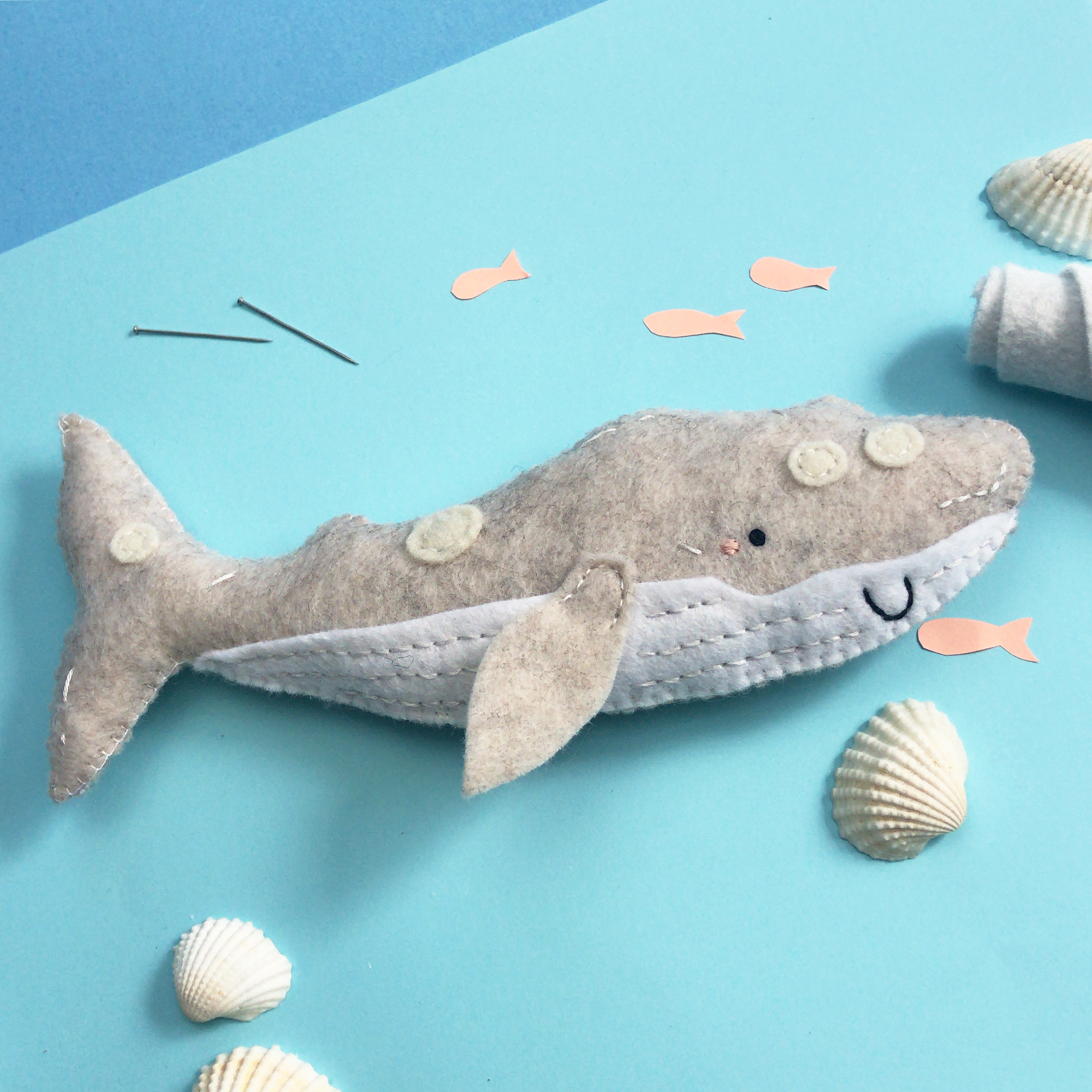 whale sewing kit