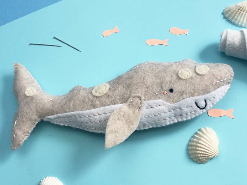 whale sewing kit