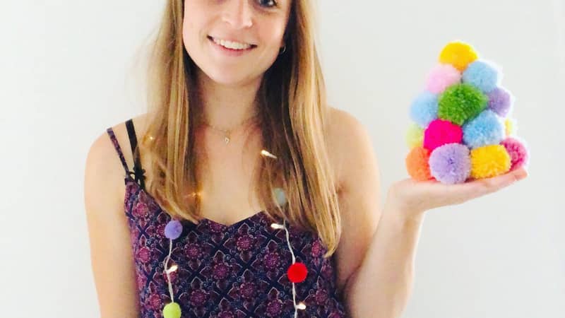 Emma (Business Owner) Crazy Pom Pom Lady and Pom Pom Queen