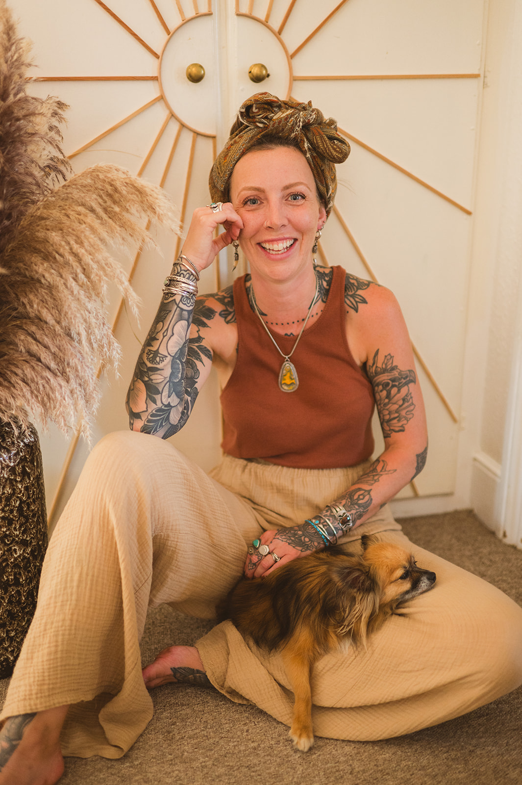 Jenna owner of halcyon daze store