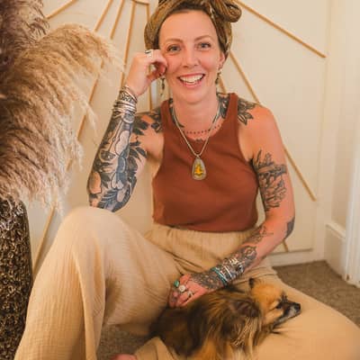 Jenna owner of halcyon daze store