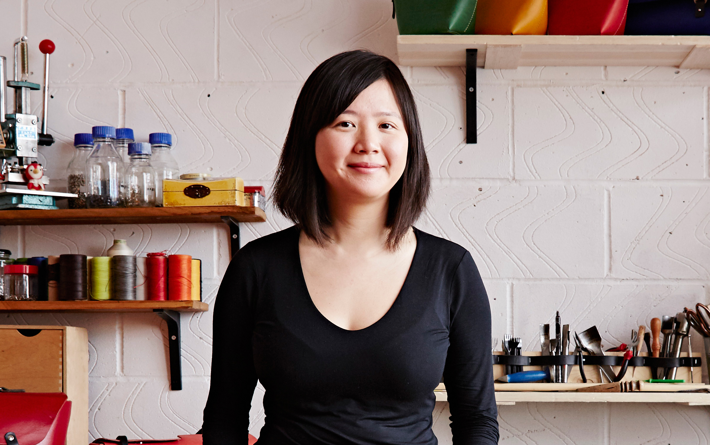 Candice Lau in her London studio