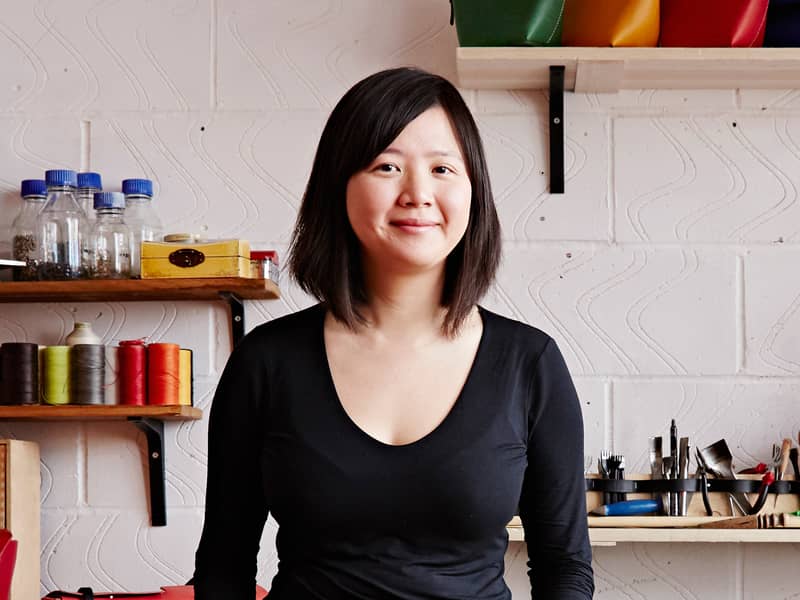 Candice Lau in her London studio