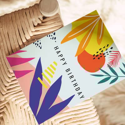 'Happy Birthday' Card