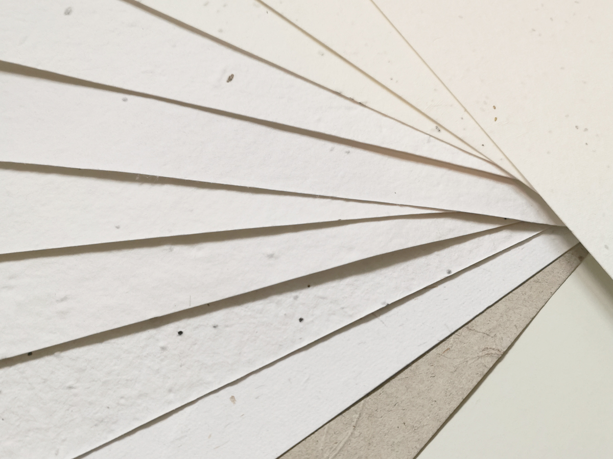 Plantable Seed Paper Greeting Cards Eco-friendly Wrapping Paper