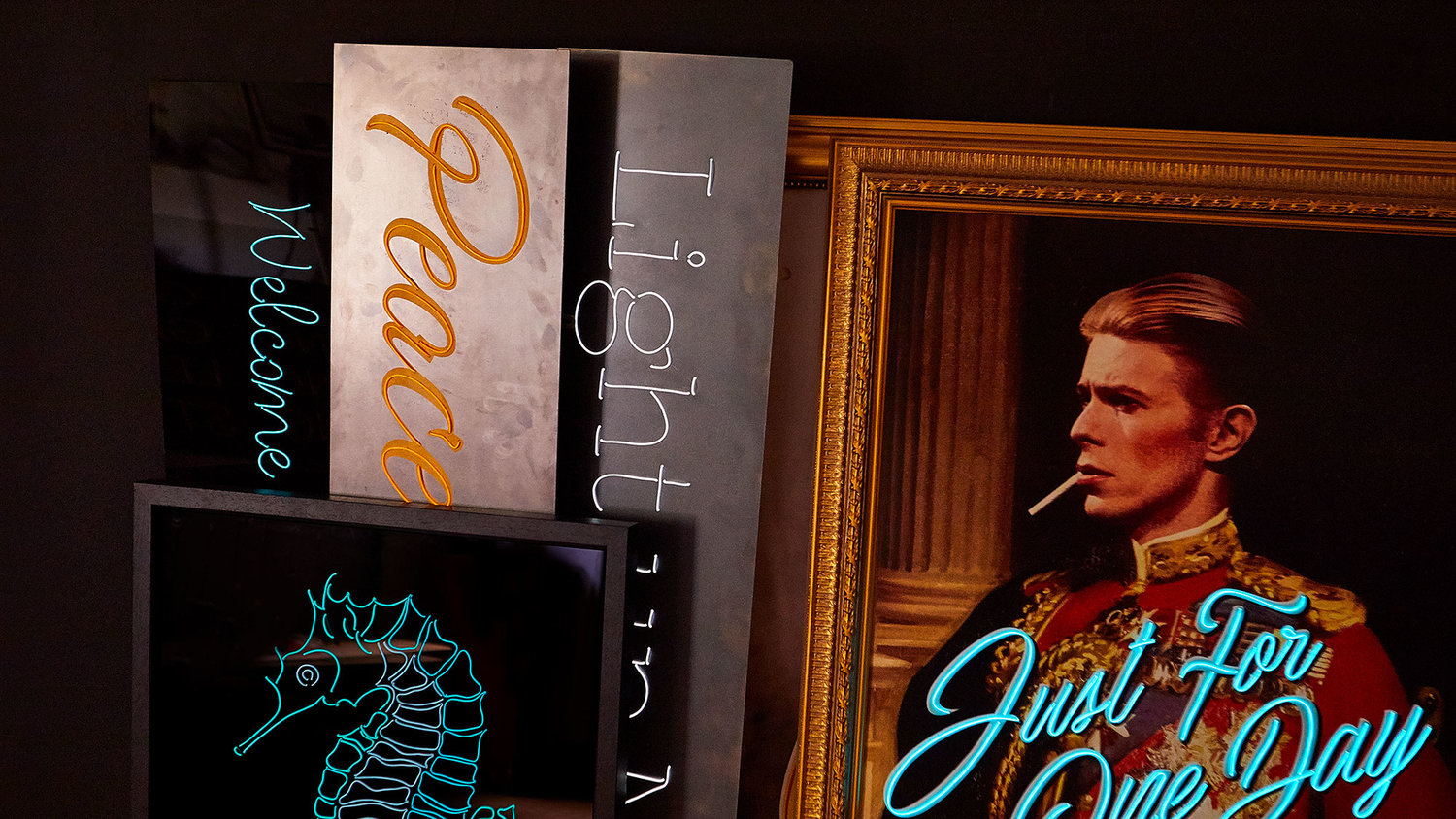 Illuminated art from Light Up North