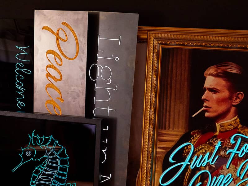 Illuminated art from Light Up North