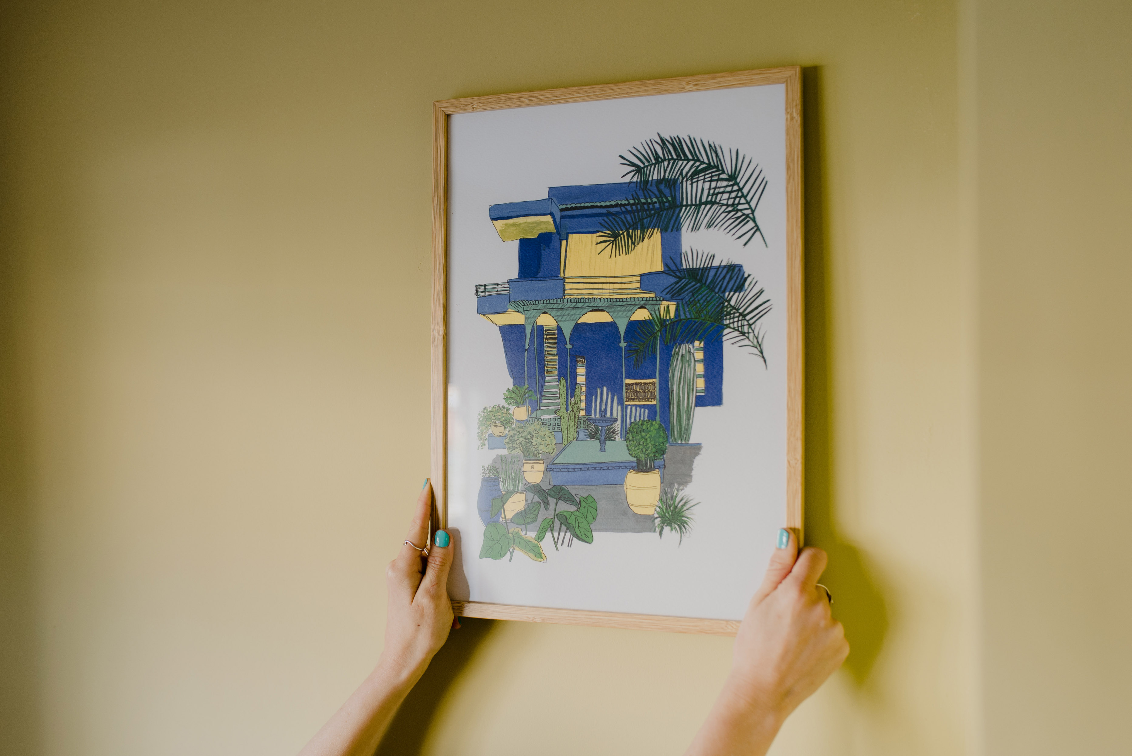 Jardin Majorelle Art Print