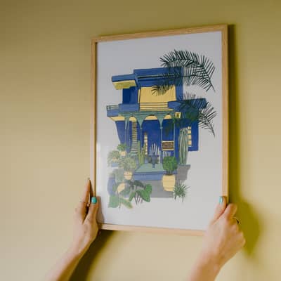 Jardin Majorelle Art Print