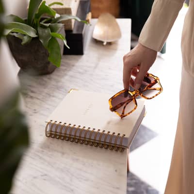 Creme Spiral Planner