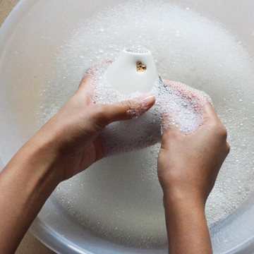 Sanding Finished Vase