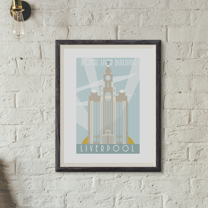 Liverpool Liver Building print