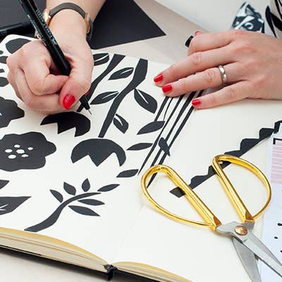 zedig design designing in sketch. book