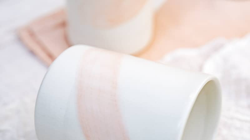 Porcelain Pebble vase