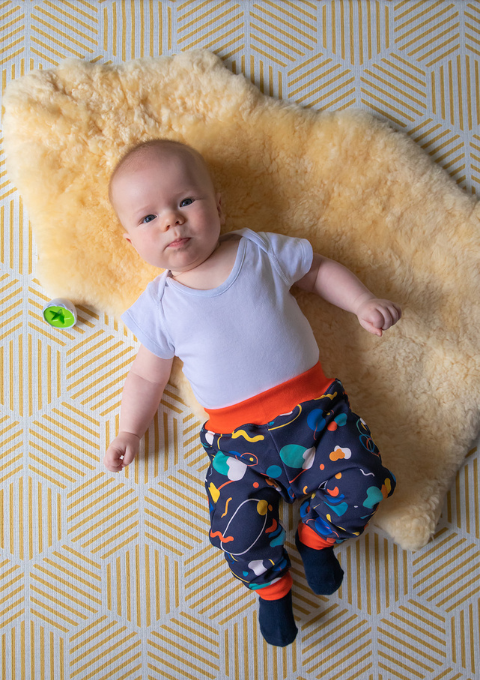 Abstract print baby joggers