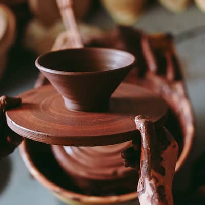 Matthew Jones Ceramics masterclass finished pieces